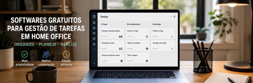 Softwares gratuitos para gestão de tarefas em home office
