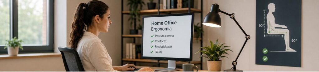 ergonomia em ambientes de trabalho domésticos