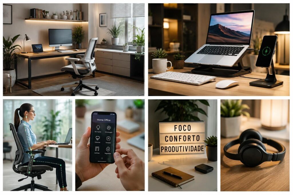 tecnologia e conforto no home office